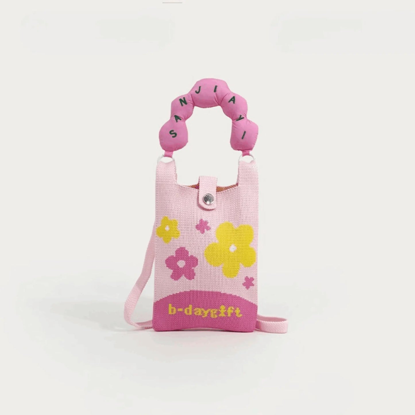 Cute Knit Mini Crossbody Phone Bag