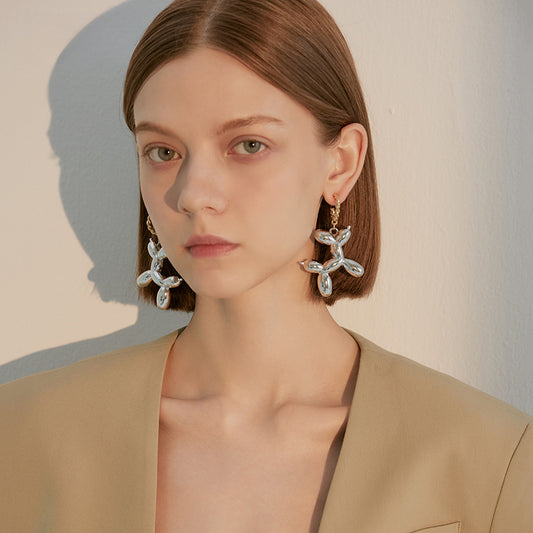 Balloon Puppy Dangle Earrings - Rare Visual Jewelry