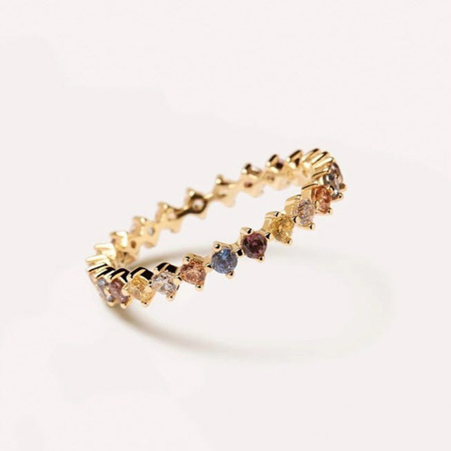 Vintage Colored Gemstone Ring