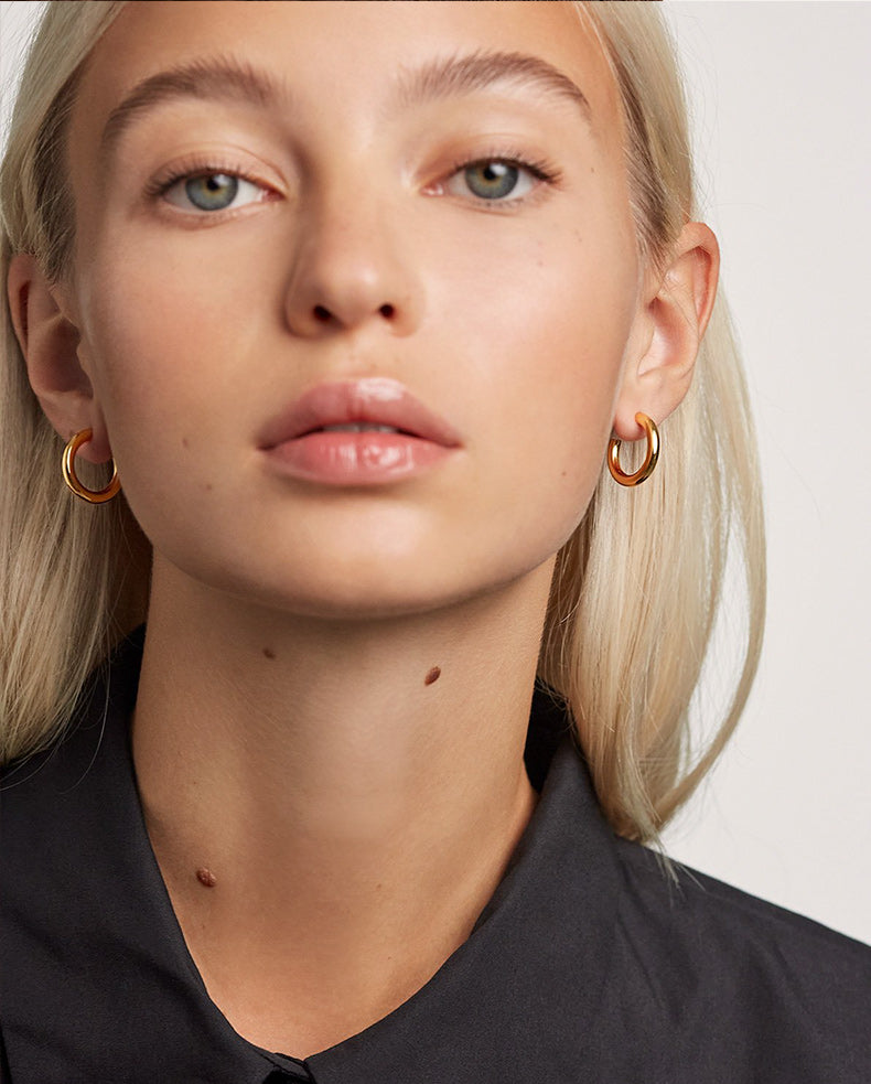 Stylish And Aimple Circle Earrings
