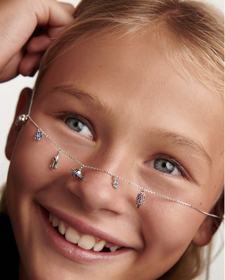 Saturn Rocket Spaceship Pendant Necklace - Rare Visual Jewelry