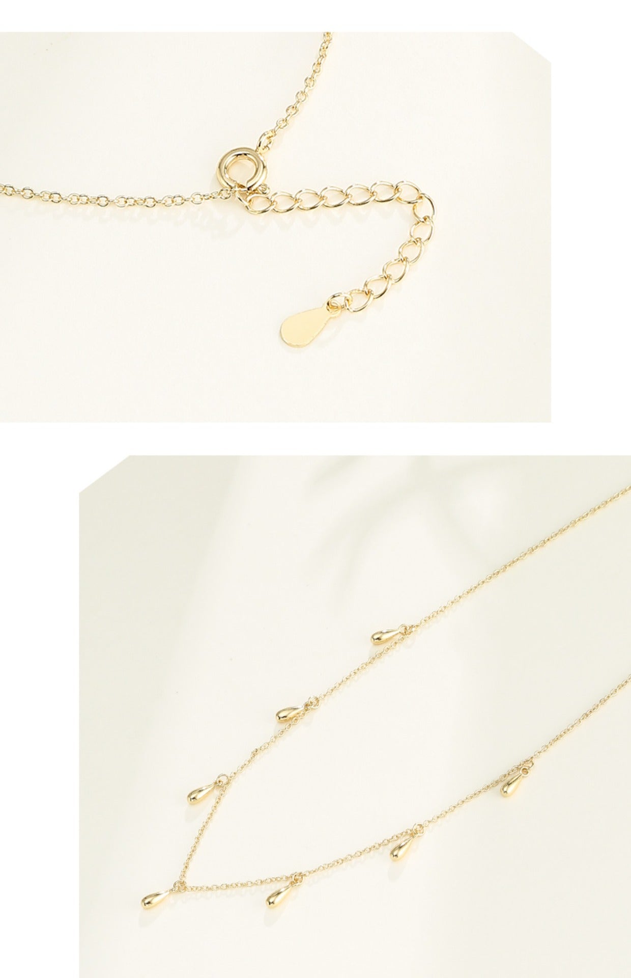 French Retro Water Drop Collarbone Necklace - Rare Visual Jewelry