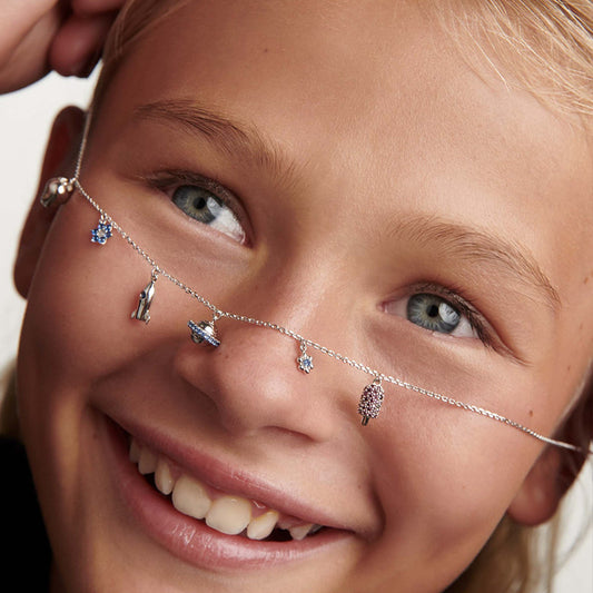 Saturn Rocket Spaceship Pendant Necklace - Rare Visual Jewelry