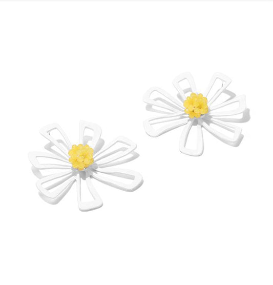 Summer Lively Daisy Earrings - Rare Visual Jewelry