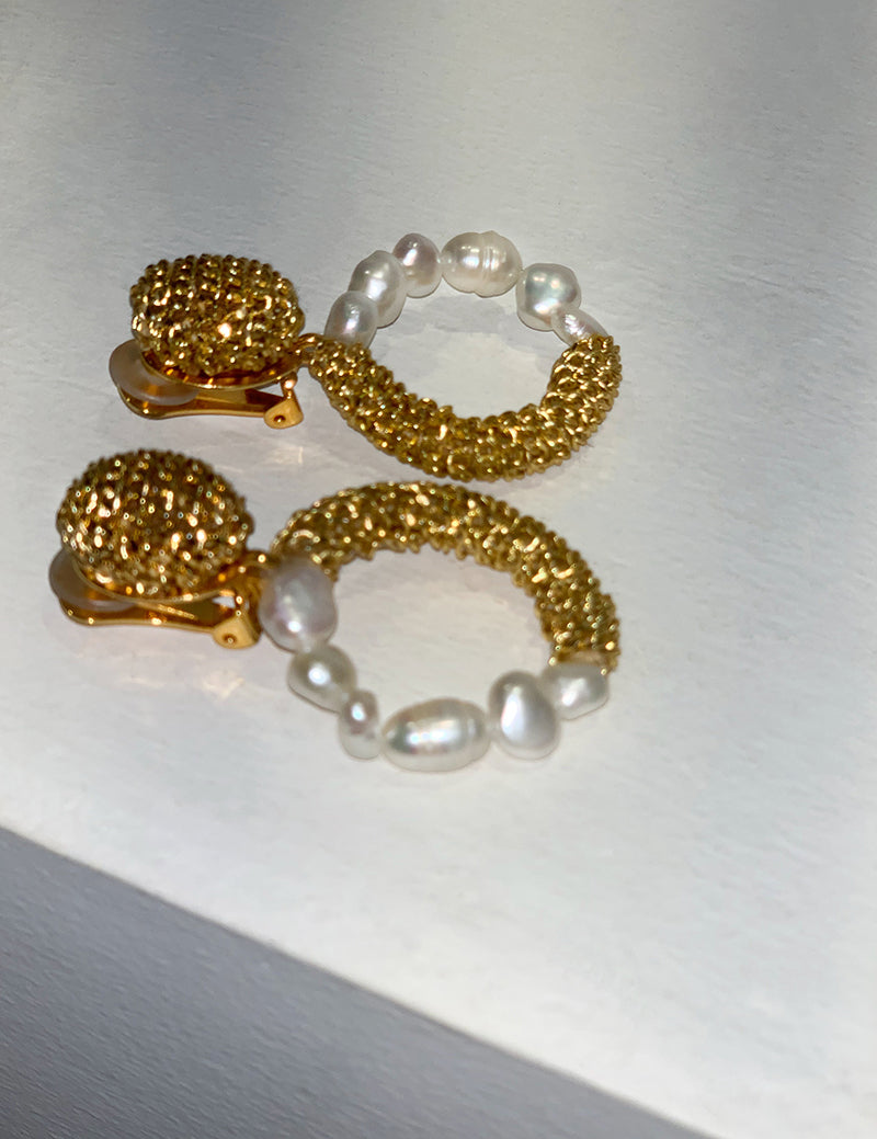 Vintage High-grade Chain Pearl Earrings