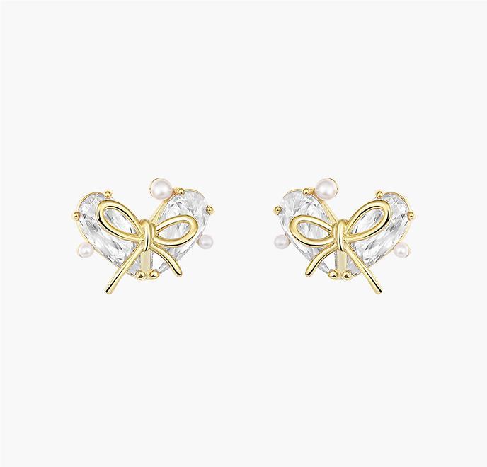 Sweet Heart Stud Earrings