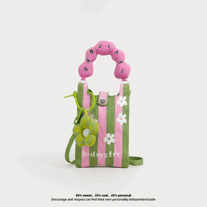 Cute Knit Mini Crossbody Phone Bag