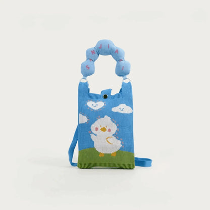 Cute Knit Mini Crossbody Phone Bag