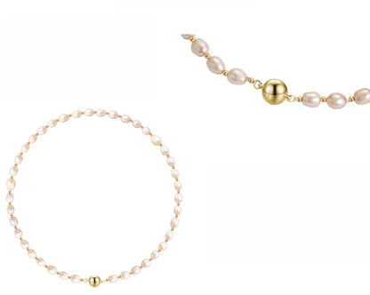 Small Rice Pearl Necklace - Rare Visual Jewelry