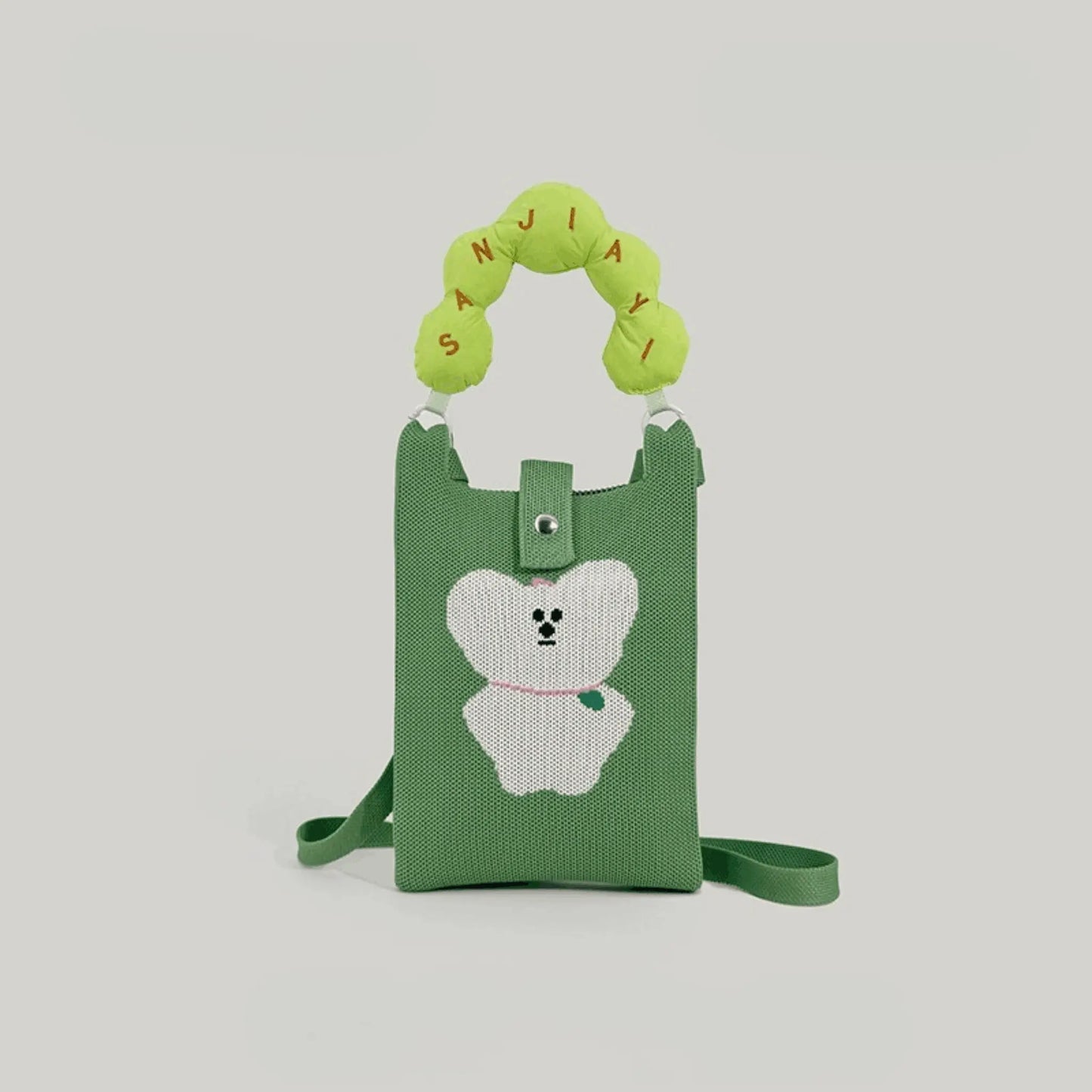 Cute Knit Mini Crossbody Phone Bag