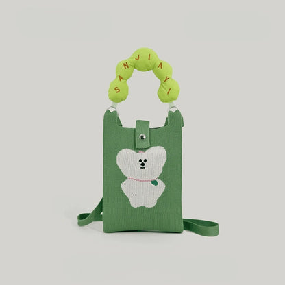 Cute Knit Mini Crossbody Phone Bag