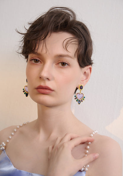 Temperament love long fringed earrings - Rare Visual Jewelry