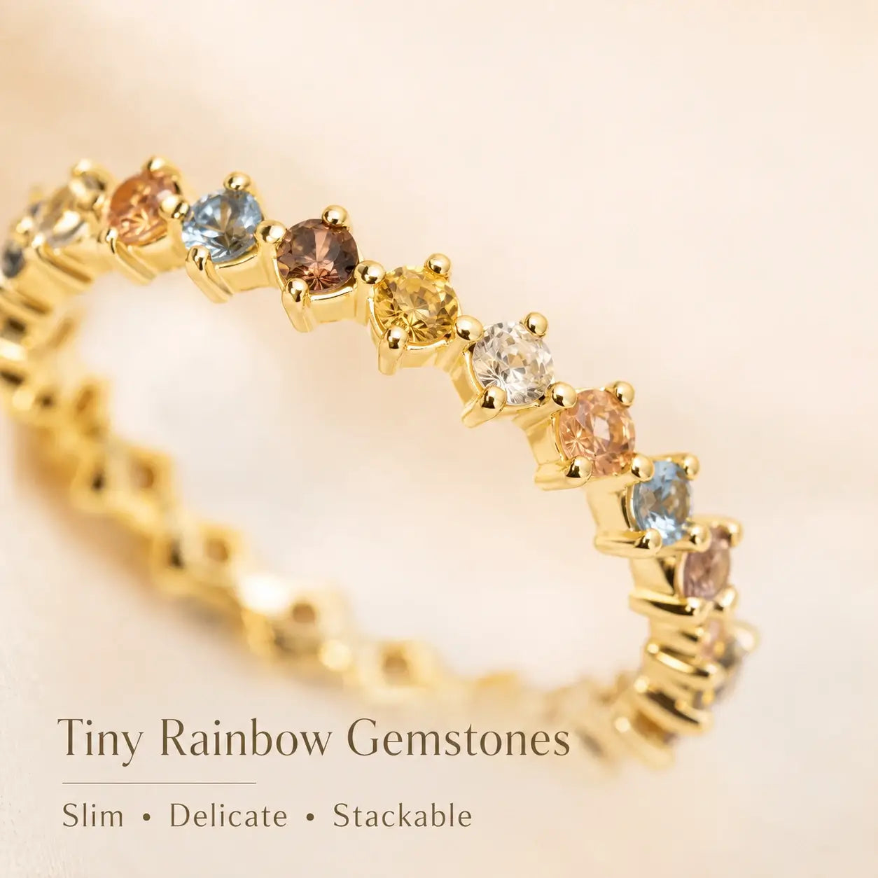Vintage Colored Gemstone Ring