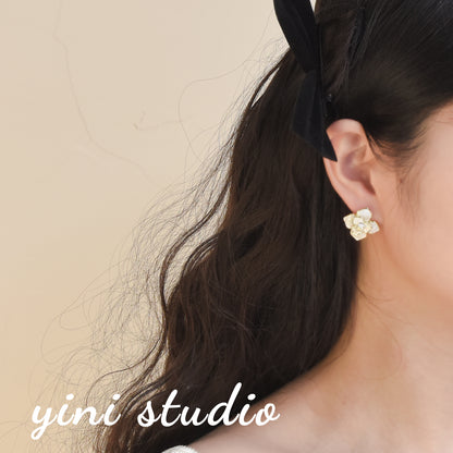 French Chic Elegant Phoenix Blossom Silver Earrings - Rare Visual - Rare Visual Jewelry