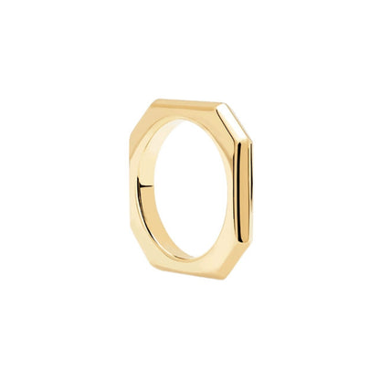 Trendline Circle Geometric Ring - Rare Visual Jewelry