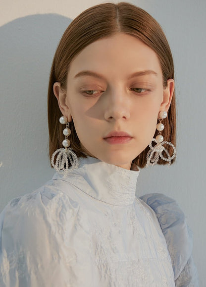 Fresh Soft Pearl & Bead Earrings - Rare Visual Jewelry