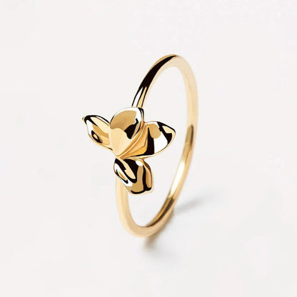 Romantic Floral Circle Ring - Rare Visual Jewelry