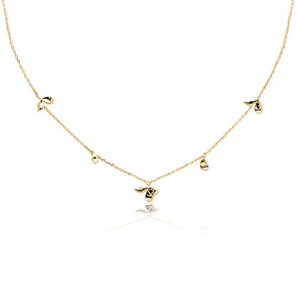 Small Leaf Decorative Beautiful Collarbone Chain - Rare Visual Jewelry