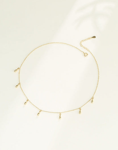 French Retro Water Drop Collarbone Necklace - Rare Visual Jewelry
