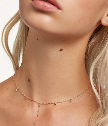 Light Luxury Fringed Stone Necklace - Rare Visual Jewelry