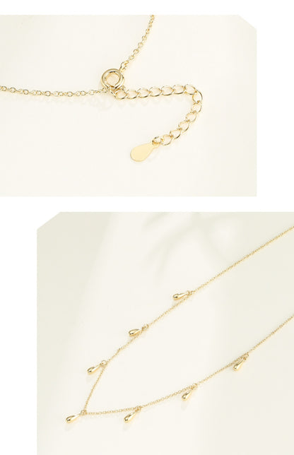 French Retro Water Drop Collarbone Necklace - Rare Visual Jewelry