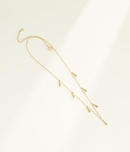 French Retro Water Drop Collarbone Necklace - Rare Visual Jewelry
