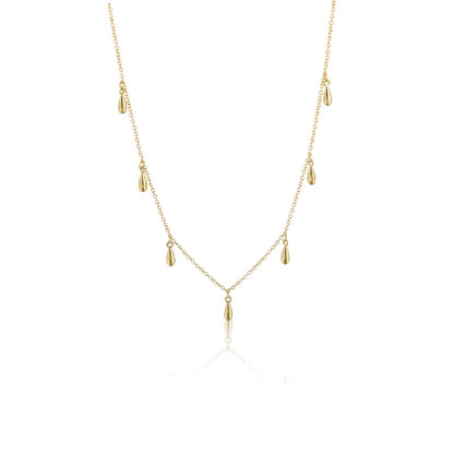 French Retro Water Drop Collarbone Necklace - Rare Visual Jewelry