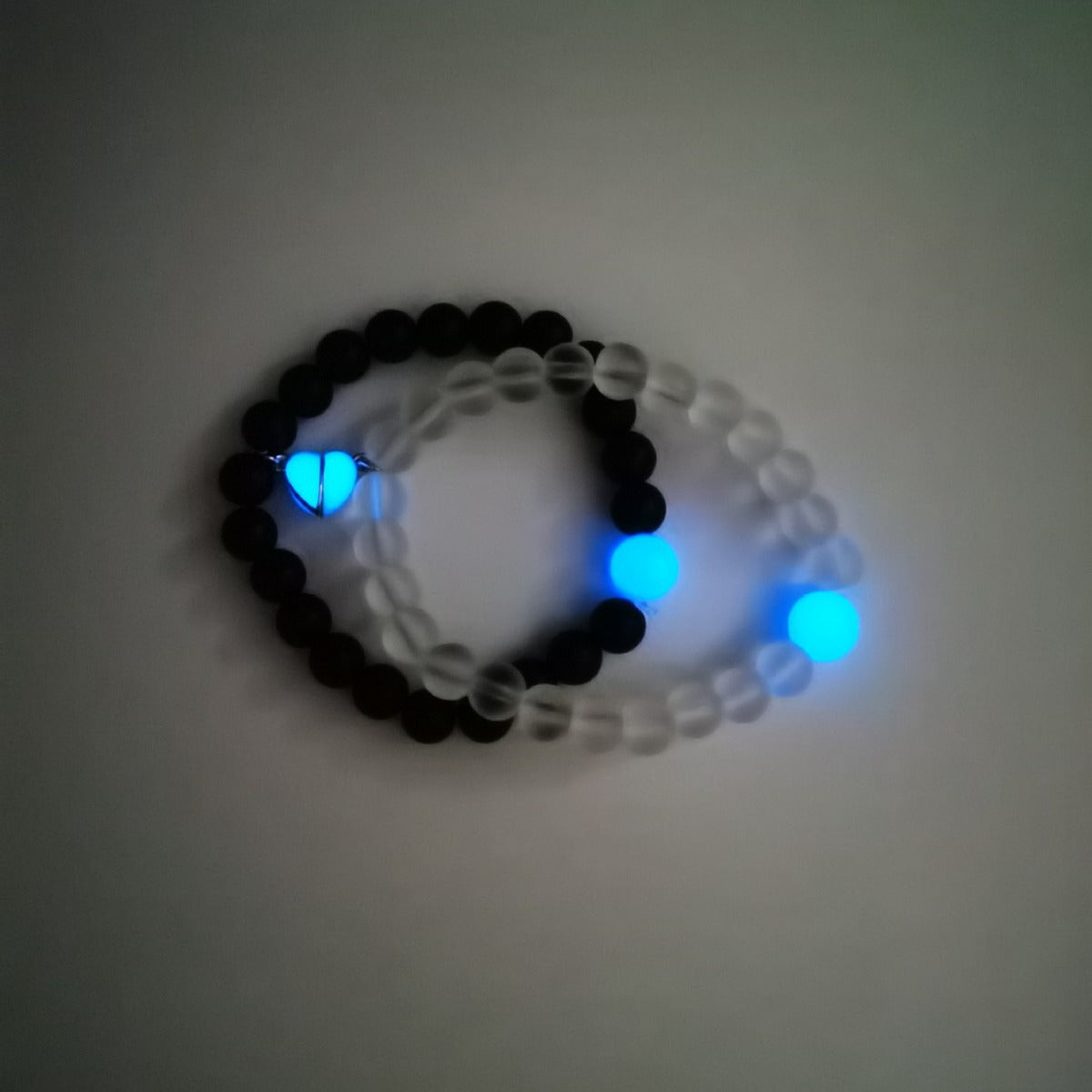 Luminous Crown Bracelets for Couples