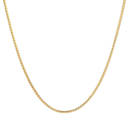 Premium Sense Minimalist Sterling Silver Octagonal Box Clavicle Chain - Rare Visual Jewelry