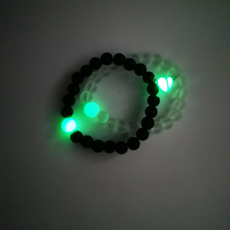 Luminous Crown Bracelets for Couples