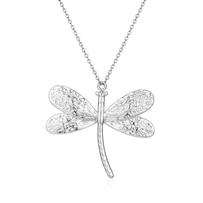 Fun dragonfly shaped pendant necklace - Rare Visual Jewelry