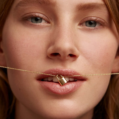 Couple Lock Necklace - Rare Visual Jewelry