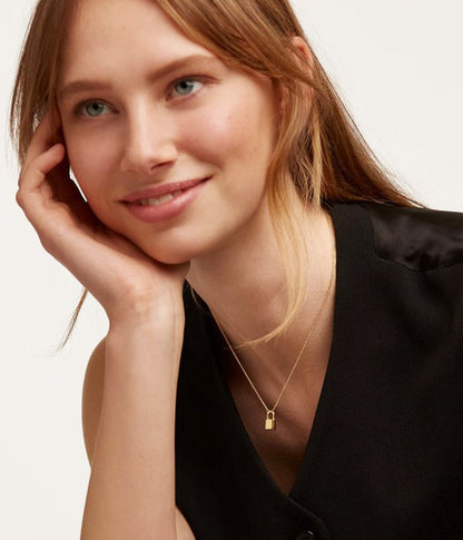 Couple Lock Necklace - Rare Visual Jewelry