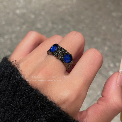 Vintage Owl Adjustable Ring - Rare Visual Jewelry