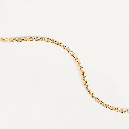 Premium Sense Minimalist Sterling Silver Octagonal Box Clavicle Chain - Rare Visual Jewelry