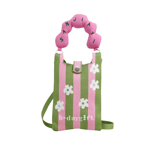 Cute Knit Mini Crossbody Phone Bag