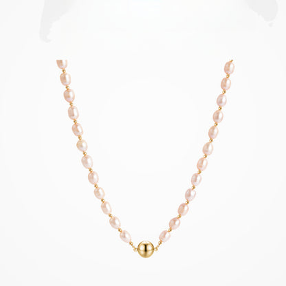 Small Rice Pearl Necklace - Rare Visual Jewelry