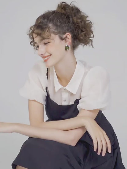 Light Luxury Gardenia Pearl Earrings