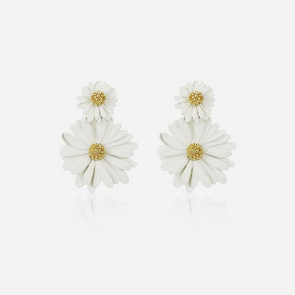 Gentle And Fresh Daisy Earrings - Rare Visual Jewelry