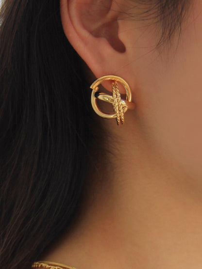 Advanced Stereo Star Track Earrings - Rare Visual Jewelry