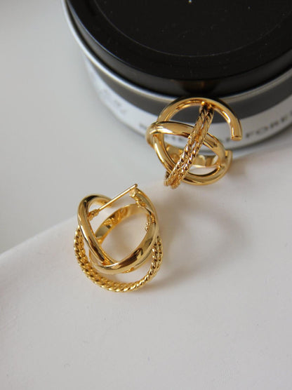Advanced Stereo Star Track Earrings - Rare Visual Jewelry