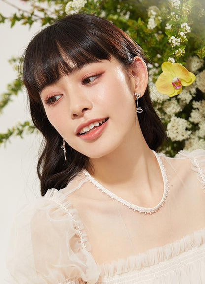 Heart Shaped Balloon Pendant Earrings - Rare Visual Jewelry