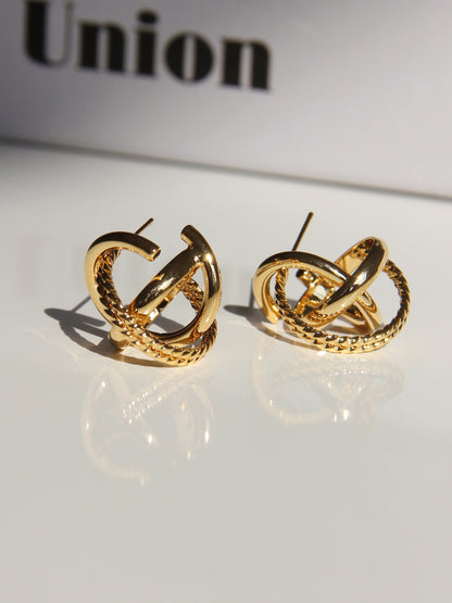 Advanced Stereo Star Track Earrings - Rare Visual Jewelry