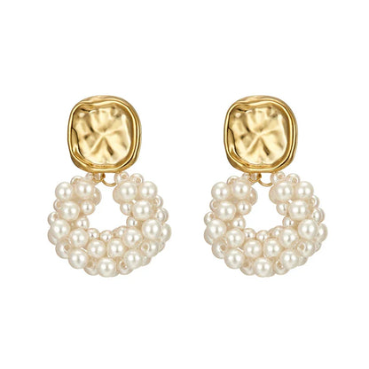 Vintage Inspired Statement Pearl Earrings - Rare Visual - Rare Visual Jewelry