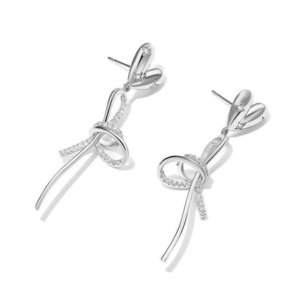 Heart Shaped Balloon Pendant Earrings - Rare Visual Jewelry