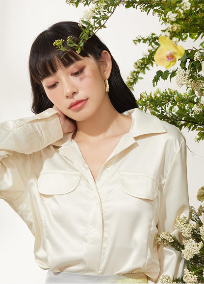 Vintage Flowing Metal Earrings - Rare Visual Jewelry