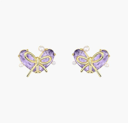 Sweet Heart Stud Earrings - Rare Visual Jewelry
