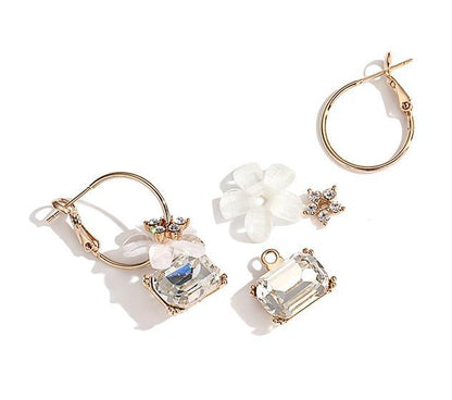 Pretty Flower Drop Earrings - Rare Visual Jewelry